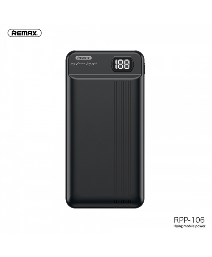 Remax 20000mAh Power Bank RPP-106 Dual In And Out With LED Digital Display